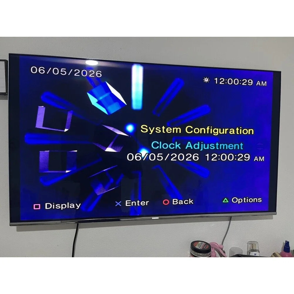 Sony Playstation 2 PS2 Fat Console SCPH-30001 w/ Power Cable And Control TESTED